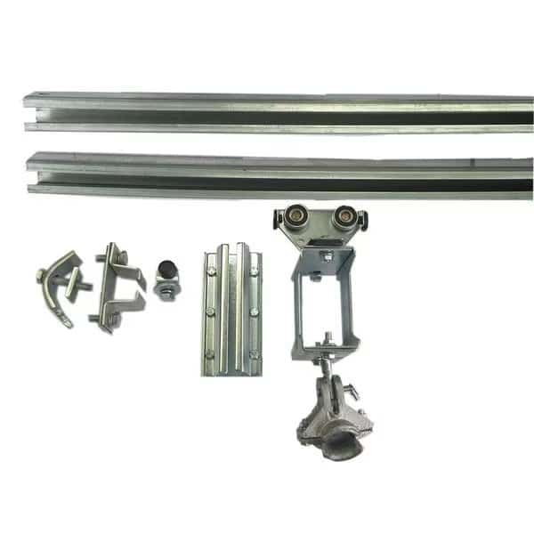 Festoon System Kit, C-Track, 30 Ft, Round, DAYTON, Mfr# 7CZ48