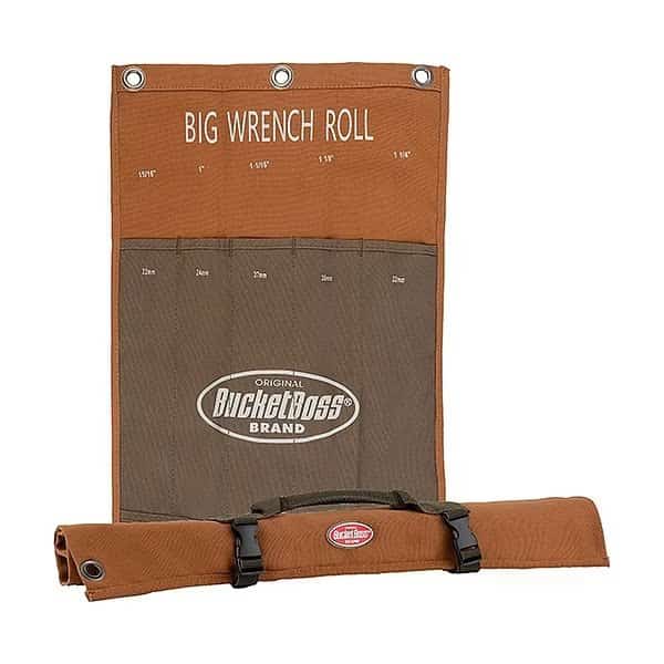 Wrench Roll, Brown, Canvas, Buckle