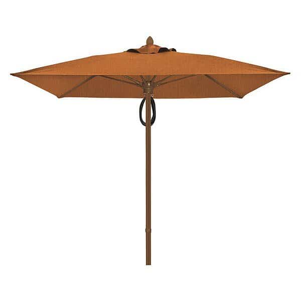 Mrkt Umbrella 4Rib Plly Pin Cb, Tan, 7.5Ft