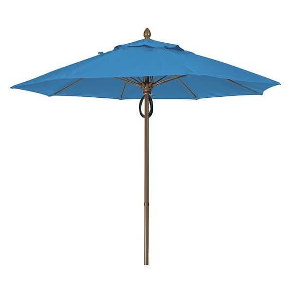 Market Umbrella 8Rib Pulley Pin Cb, Blue, 9ft.
