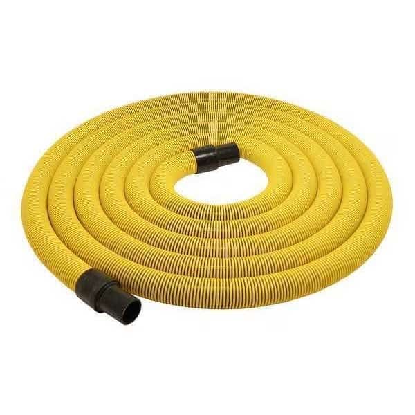 Vacuum Hose Kit, 1-1/2" dia.,25 ft. L,Yl, Mfr#: H0946, DUSTLESS TECHNOLOGIES