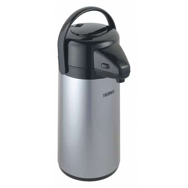 Gray Metallic Single Serve 2 qt. Glass Vacuum Pump Pot, 2 qt, Gray Metallic