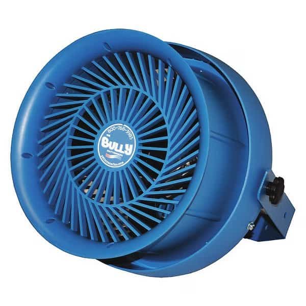 High Velocity Industrial Fan, Ceiling, Wall Mount, 10 in Blade Dia, 115V, 2,470 cfm