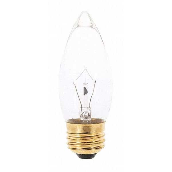 25 W B11 Incandescent - Clear - 2500 Hours - 210L - Medium Base - 130V, Satco, Mfr#: A3631