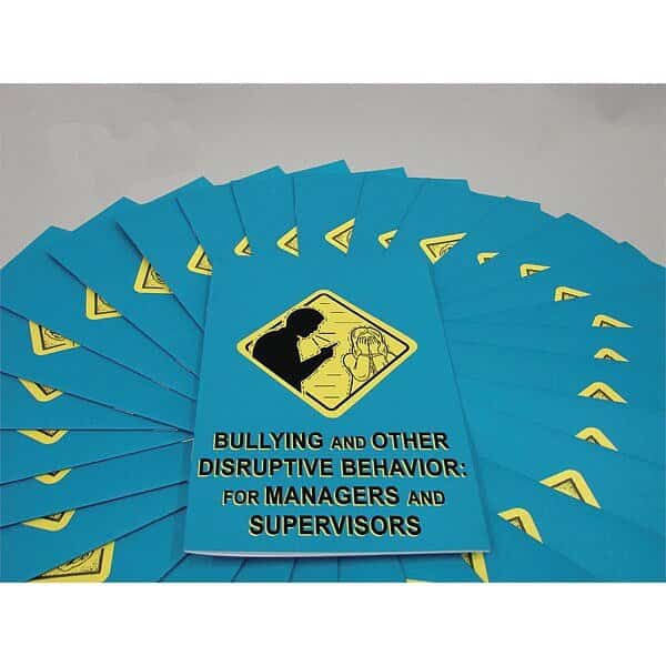 Bullying & Other Disruptive Behavior: for Managers Booklet, PK15