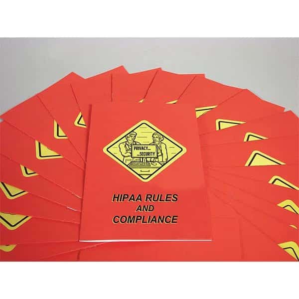 HIPAA Rules and Compliance Employee Booklet, MARCOM, Mfr# B0002720EX