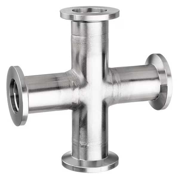 Vacuum Fitting, Cross Connector, 3/4" Tube
