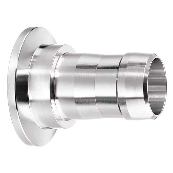Vacuum Fitting, Straight Adapter, 1" Tube x 7/8" Barbed Hose