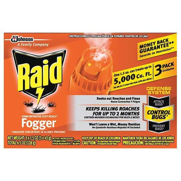 Concentrated Deep Reach Fogger,1.5,PK12, Mfr#: 305690 / 695500, RAID