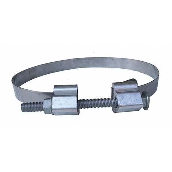 Bolt Clamp And 1.1/4X0.044X72" Stainless Steel 201 Strap, PK5