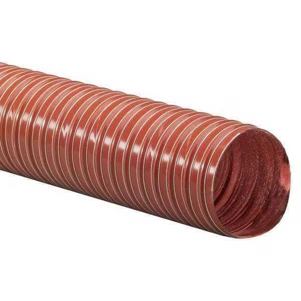 Ducting Hose, 12 ft L, Red, Flexaust Co, Mfr#: 2650175012