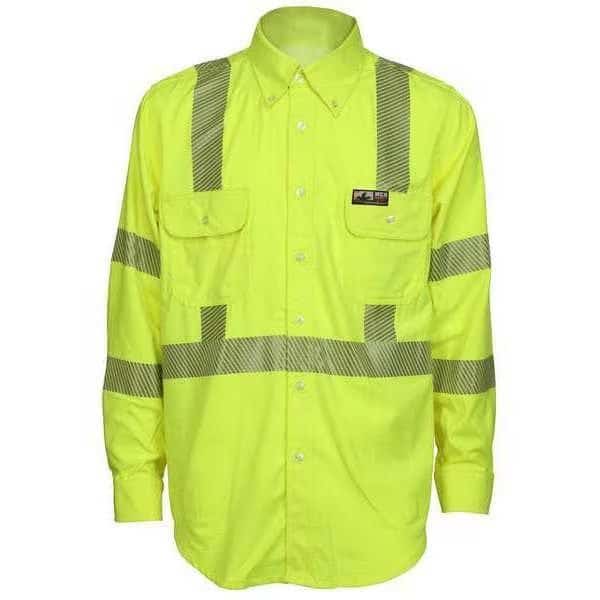 Men's FR Long Sleeve Shirt, 8.9 cal/sq cm, 5X, Summit Breeze(R)