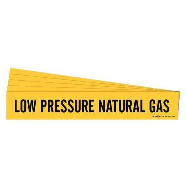 Pipe Marker, Low Pressure Natural Gas, PK5, 7177-1HV-PK