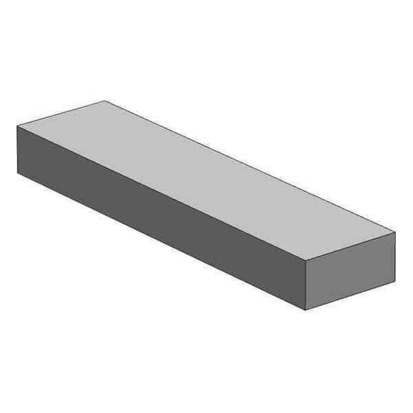 Flat Bar Stock, Aluminum, 2 in Over. W