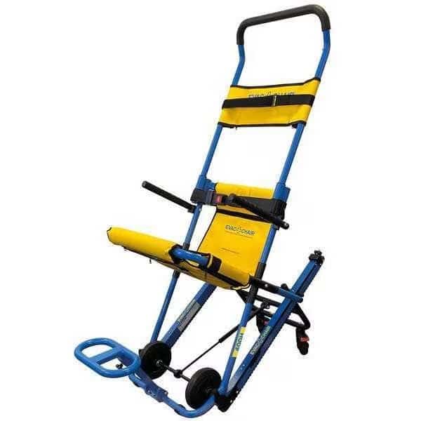 Stair Chair, 440 lb, Blue, Yellow, 20" W