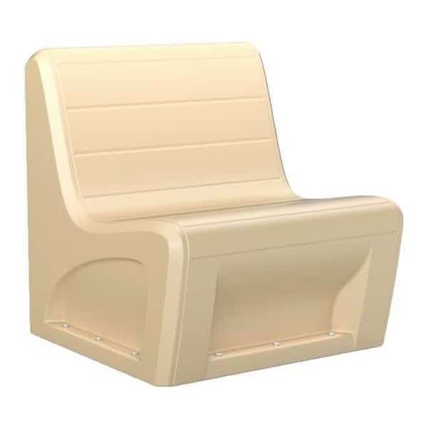 Sectional Chair, Sand Seat, 31 in W 32 in L 33 in H, Polyethylene Seat