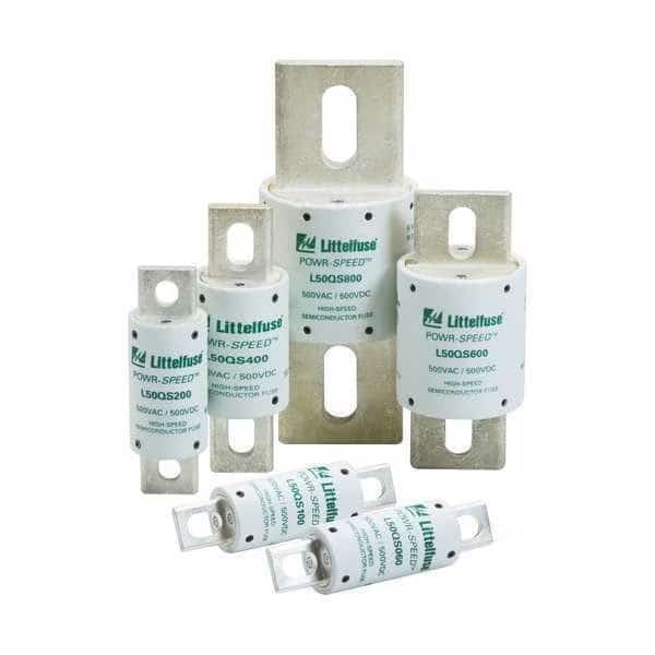 UL Class Fuse, aR Class, L50Q Series, Very Fast-Acting, 60A, 500V AC, Non-Indicating