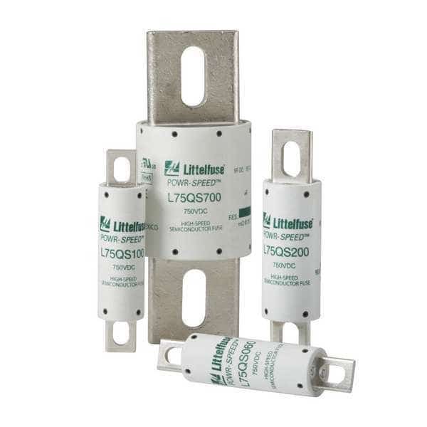 Semiconductor Fuse, L75QS Series, 50A, Very Fast-Acting, Not Rated, Bolt-On