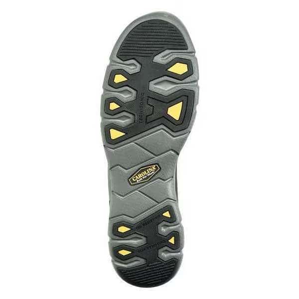 Men's Athletic Shoe, Aluminum Toe, Mesh Upper, Rubber Outsole, Dark Gray, 10 1/2 D