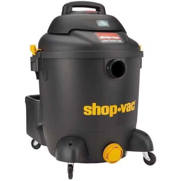 Shop Vacuum, 12 gal, Plastic, 105 cfm