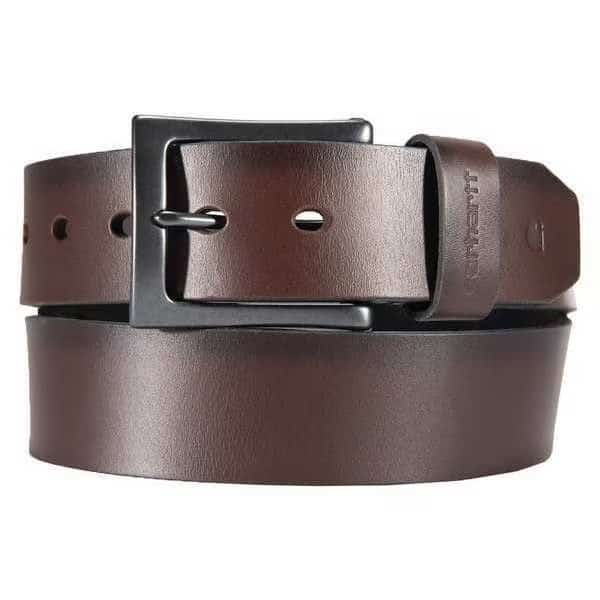 Box Buckle Belt, Brown, 42" L, 1-1/2" W, Carhartt, Mfr#: A000551020111