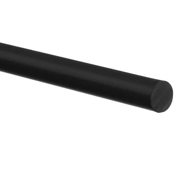 PU Rubber Rod, 1 1/8 in x 36 in, 80A, Amber