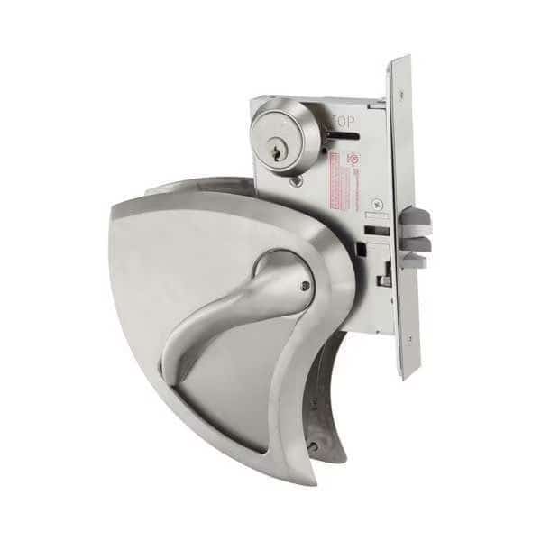 Door Lever Lockset, 2 3/4" Backset