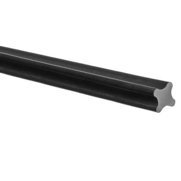 Viton X Cord, 1/4" CS, 100' L, 75A, Black