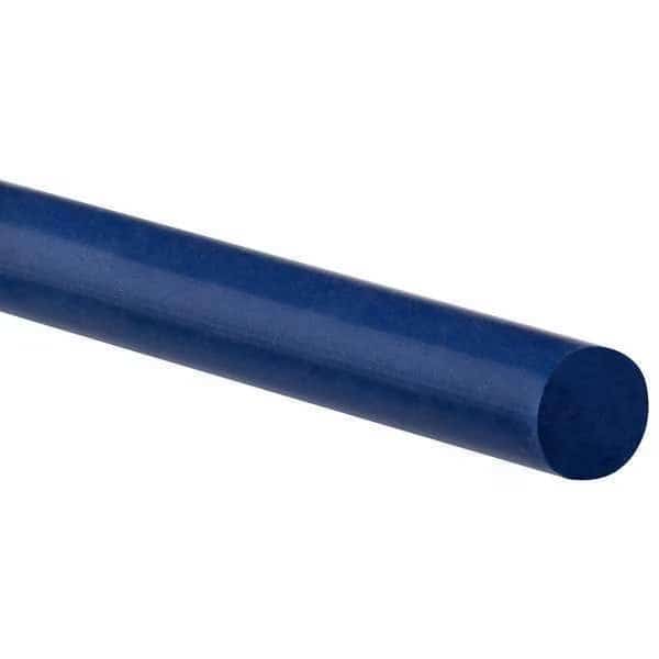 Silicone Round Cord, 4mm D, 100'L, 70A, Blue