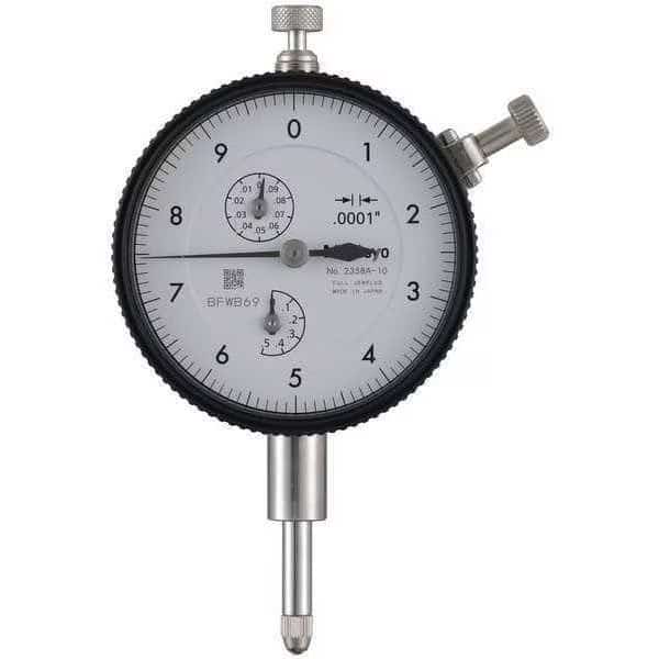 Dial Indicator, 0 in to 5 in, White