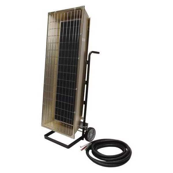 Portable Heater, 1, 3 Phase, Aluminum, 240V AC