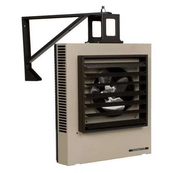 Fan Forced Electric Unit Heater, 1 or 3 Phase, 208V, 7.5kW, 24-5/16 in H, 21-1/2 in W