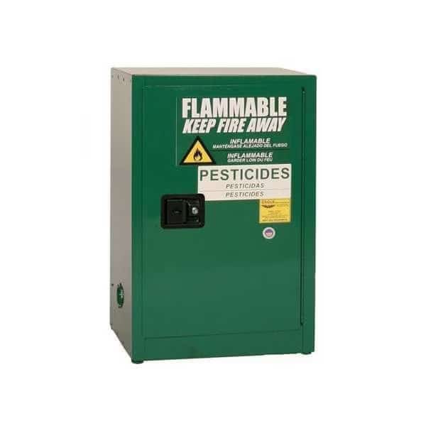 Hazardous Material Storage Cabinet, 20 gal, 1 Shelves, Steel, 23 1/4 in W x 35 in H x 18 in D