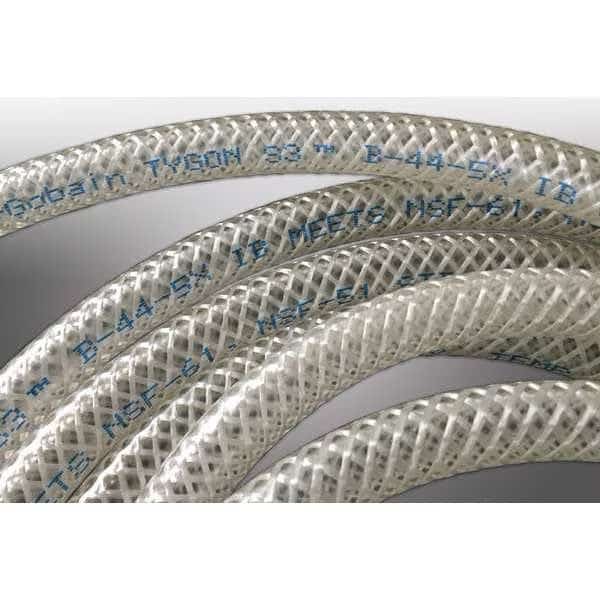 PVC Tubing, Tygon, 3/8 in I.D., 5/8 in O.D.