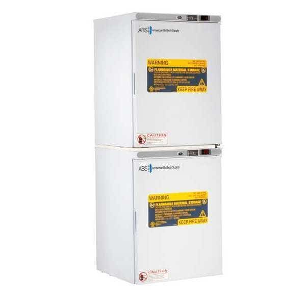 Refrigerator w/Freezer, 65-3/8"H, 23-5/8"W, American Biotech Supply, Mfr#: ABT-HC-FRFC10
