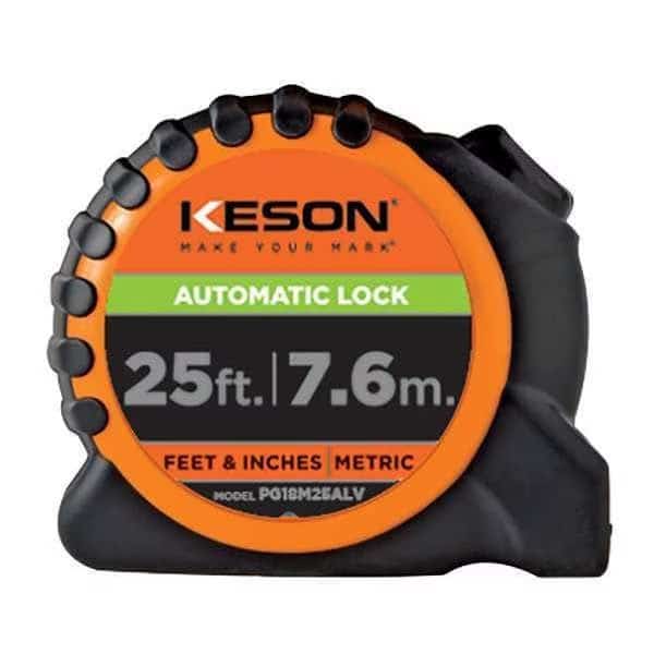 Metric and SAE Tape Measure, Auto Lock