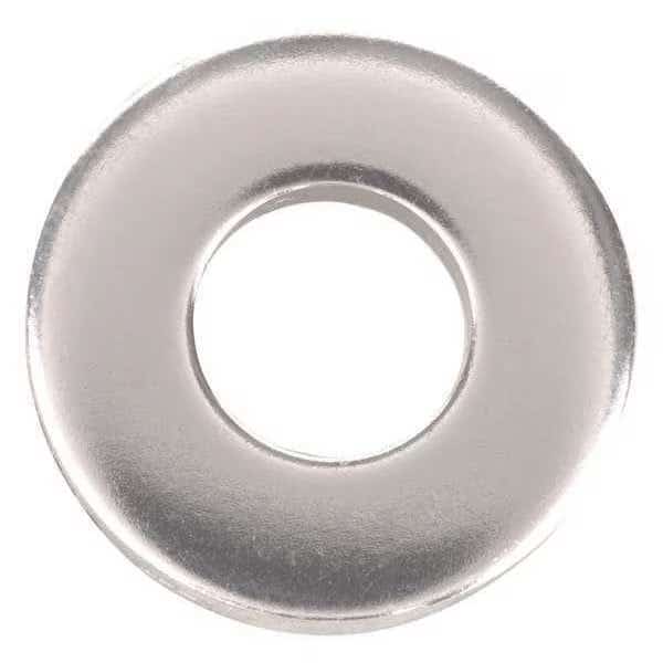 Flat Washer, For Screw Size 1/2" , Stainless Steel Plain Finish, 25 PK