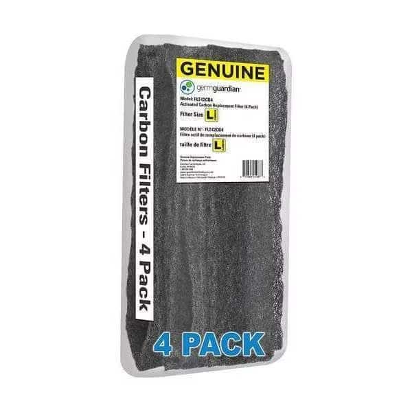 Replacement Filter, Carbon, Black, PK4
