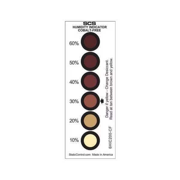 Humidity Indicator Card 6-Spots, PK200