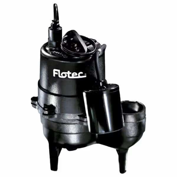 SewageEjectorPump, 10ft, 0.5hp, 115VAC