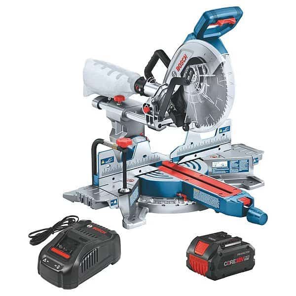 Cordless Cordless Miter Saw, 10 in Blade Dia., Max Blade Speed: Not Applicable 5/8 in Arbor Size