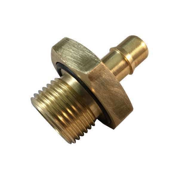 Mini Barb Fitting, 31/32", SS, Beaded