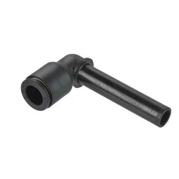 Metric Push-to-Connect Fitting, Polymer, Black