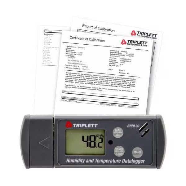 Temp Data Logger, 0.7" D, 4.3" H, 1.8" W