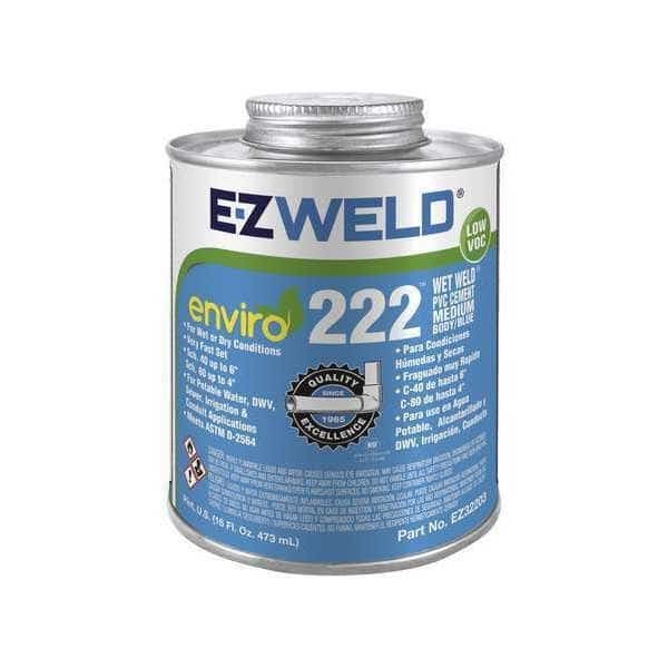 Pipe Cement, 16 fl oz, Blue