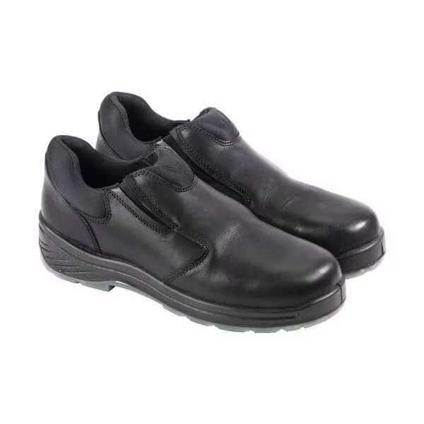 Unisex 8 in Composite Toe Loafer Shoe, Black, 8, W, 804-6133