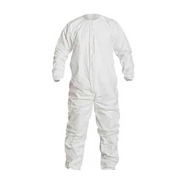 Disposable Coverall, Collared, 3XL, Tyvek(R) IsoClean(R), Zipper, Elastic Cuff, Elastic Ankle