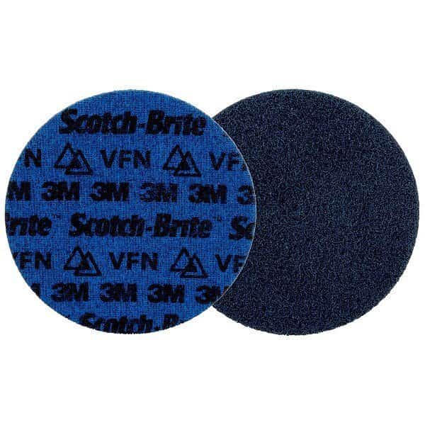 Hook-and-Loop Surface Conditioning Disc, 6 in Dia, Ceramic, Not Applicable Grit, Non-Woven Type