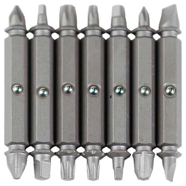 7 Piece ShaftLok Driver Bit Set, 1/4 in Hex Shank Size