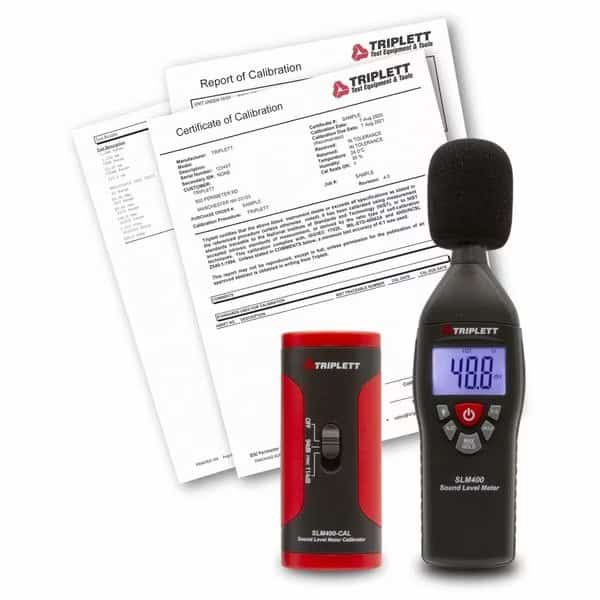 Noise Meter with NIST, Type 2, w/ Battery